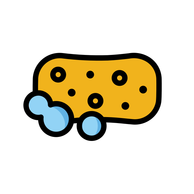 sponge transparent PNG icon, color version, 618 by 618 pixels
