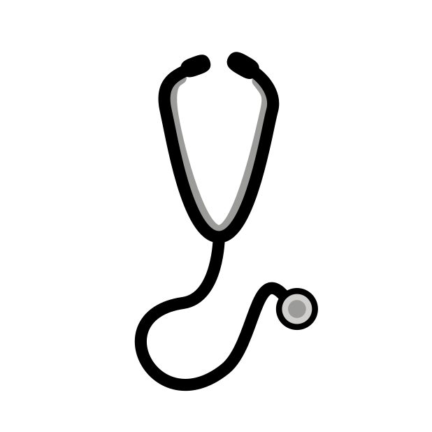 stethoscope transparent PNG icon, color version, 618 by 618 pixels