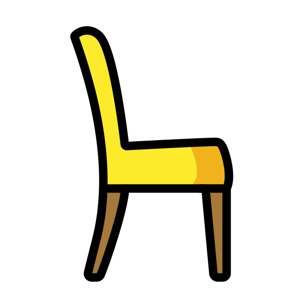 chair transparent PNG icon, color version, 618 by 618 pixels