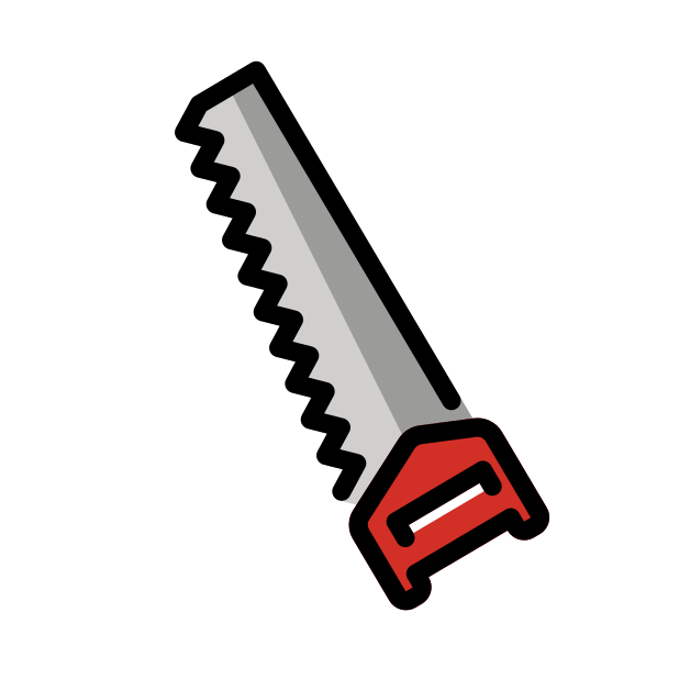carpentry saw transparent PNG icon, color version, 618 by 618 pixels