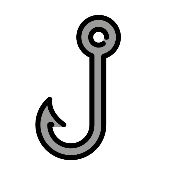 hook transparent PNG icon, color version, 618 by 618 pixels