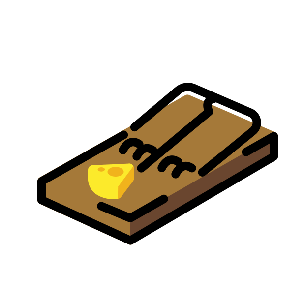 mouse trap transparent PNG icon, color version, 618 by 618 pixels