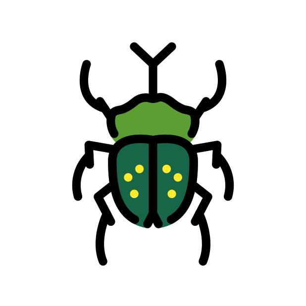 beetle transparent PNG icon, color version, 618 by 618 pixels