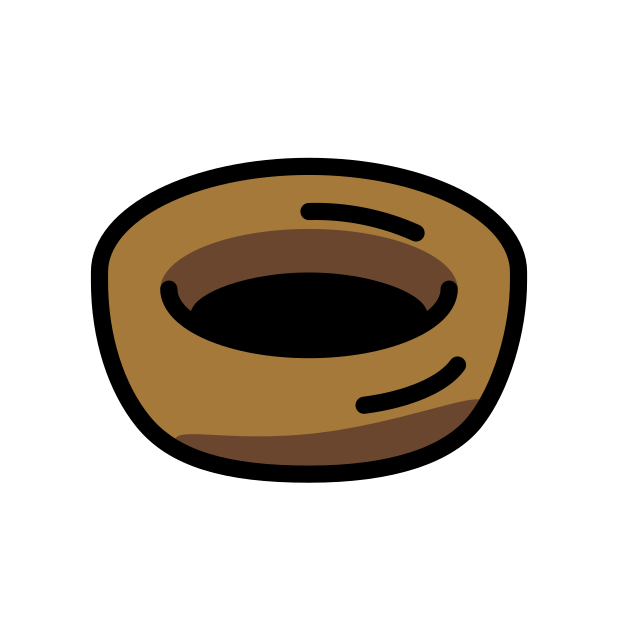 empty nest transparent PNG icon, color version, 618 by 618 pixels