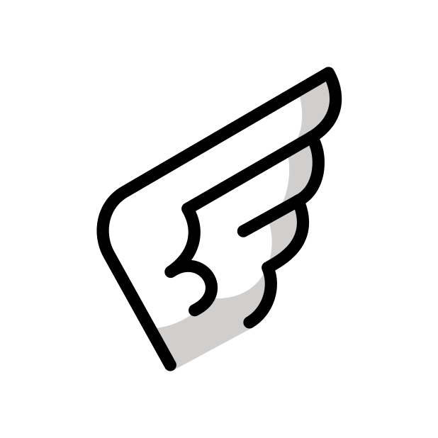 wing transparent PNG icon, color version, 618 by 618 pixels