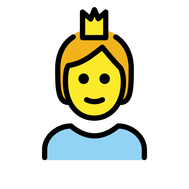 person with crown transparent PNG icon, color version, 618 by 618 pixels