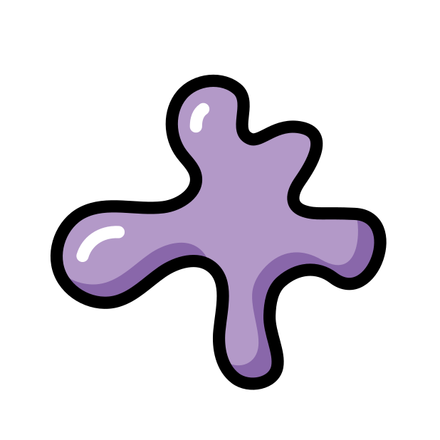 splatter transparent PNG icon, color version, 618 by 618 pixels