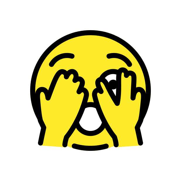 face with peeking eye transparent PNG icon, color version, 618 by 618 pixels