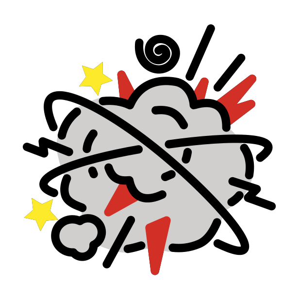 fight cloud transparent PNG icon, color version, 618 by 618 pixels