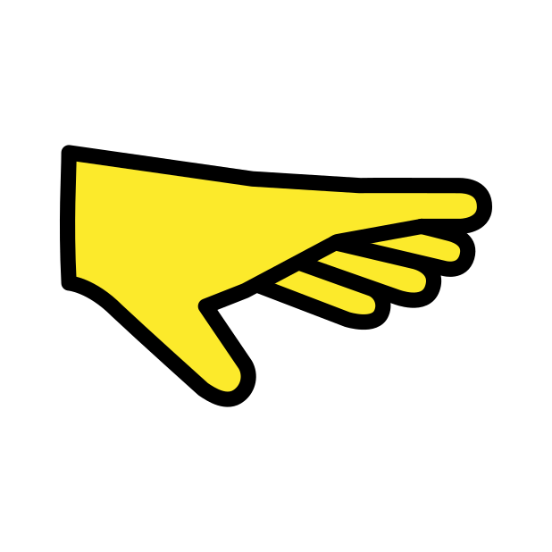 palm down hand transparent PNG icon, color version, 618 by 618 pixels