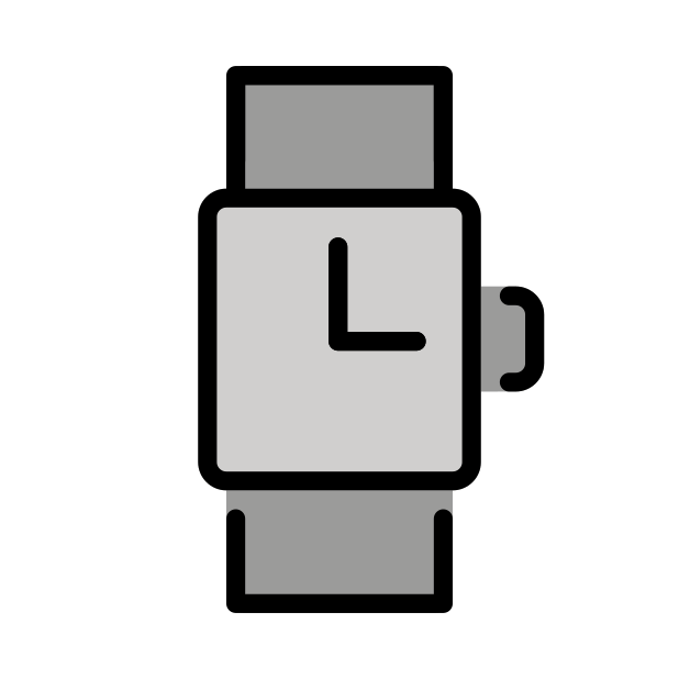 watch transparent PNG icon, color version, 618 by 618 pixels