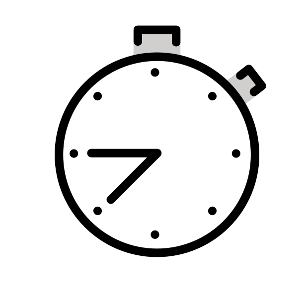 stopwatch transparent PNG icon, color version, 618 by 618 pixels