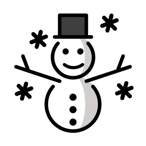 snowman transparent PNG icon, color version, 618 by 618 pixels