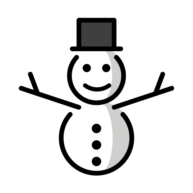 snowman without snow transparent PNG icon, color version, 618 by 618 pixels