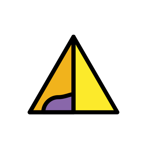 tent transparent PNG icon, color version, 618 by 618 pixels