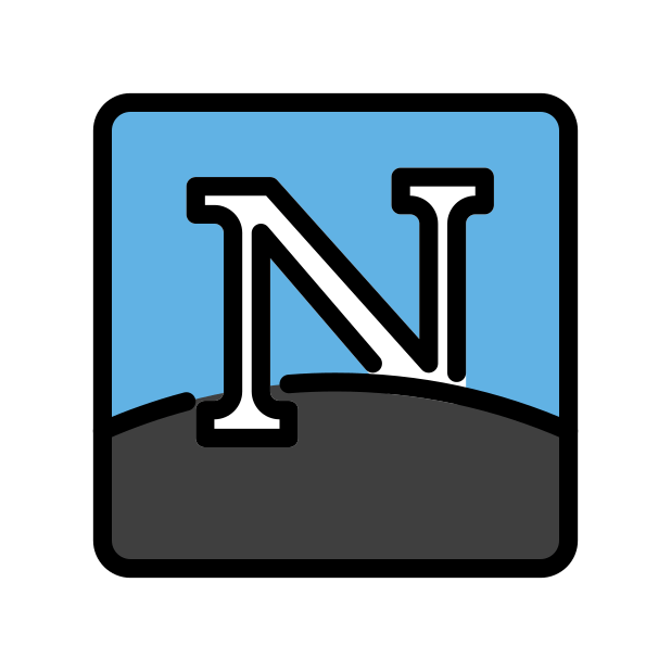 Netscape Navigator transparent PNG icon, color version, 618 by 618 pixels