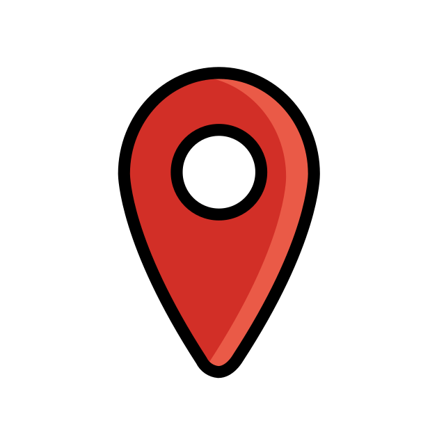 location indicator red transparent PNG icon, color version, 618 by 618 pixels