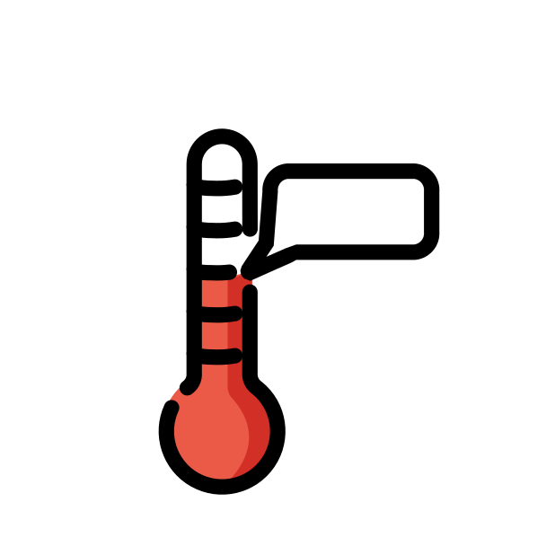 temperature taking transparent PNG icon, color version, 618 by 618 pixels