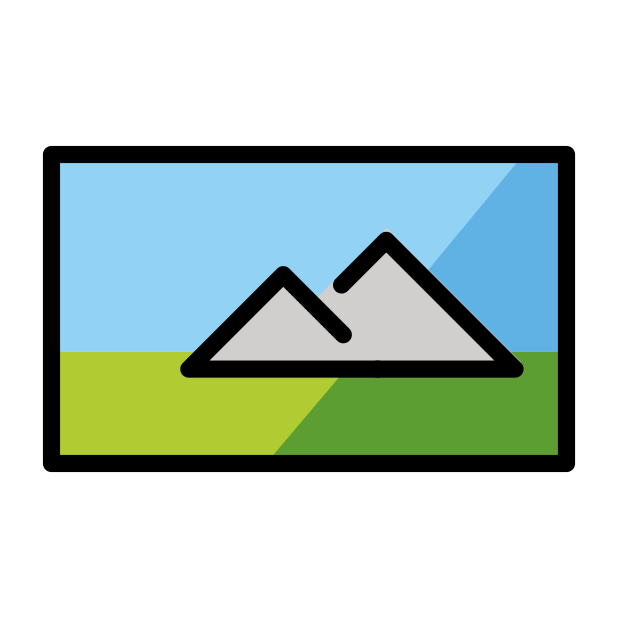 picture transparent PNG icon, color version, 618 by 618 pixels