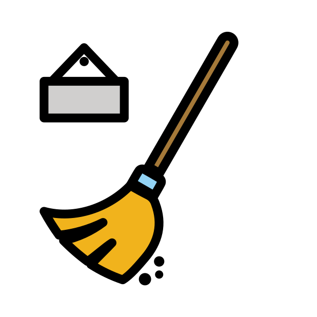 kehrwoche transparent PNG icon, color version, 618 by 618 pixels