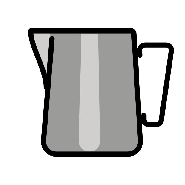 milk jug transparent PNG icon, color version, 618 by 618 pixels
