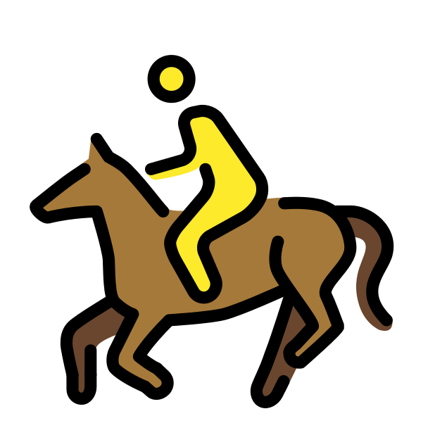 horse riding transparent PNG icon, color version, 618 by 618 pixels