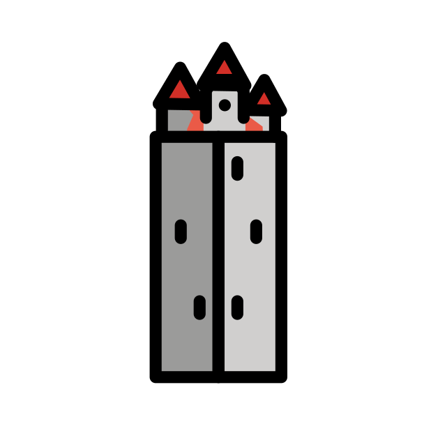 schwäbisch gmünd fünfknopfturm transparent PNG icon, color version, 618 by 618 pixels