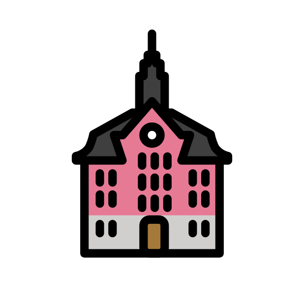 schwäbisch gmünd ratshaus transparent PNG icon, color version, 618 by 618 pixels