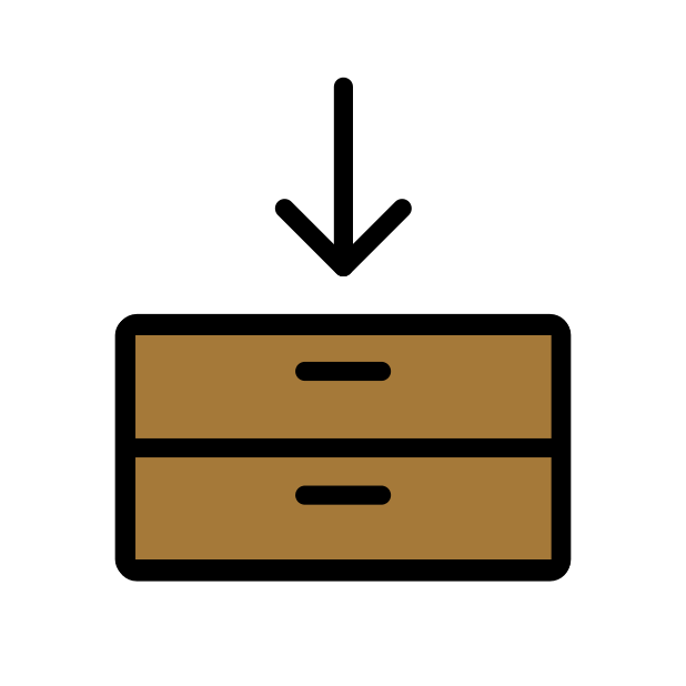 archive transparent PNG icon, color version, 618 by 618 pixels