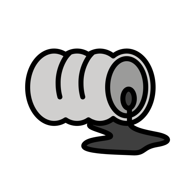 oil spill transparent PNG icon, color version, 618 by 618 pixels