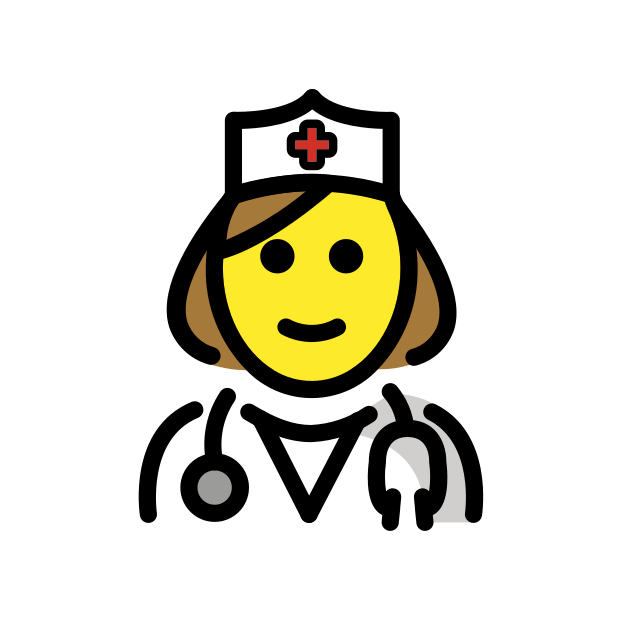 female doctor transparent PNG icon, color version, 618 by 618 pixels