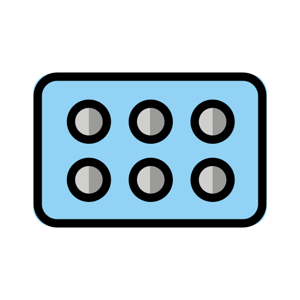 pills transparent PNG icon, color version, 618 by 618 pixels