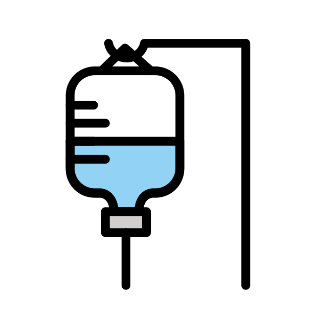 saline drip transparent PNG icon, color version, 618 by 618 pixels
