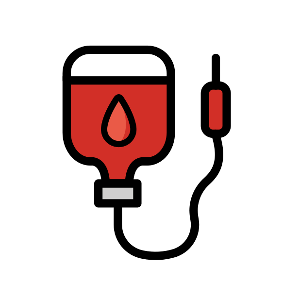 blood transfusion transparent PNG icon, color version, 618 by 618 pixels