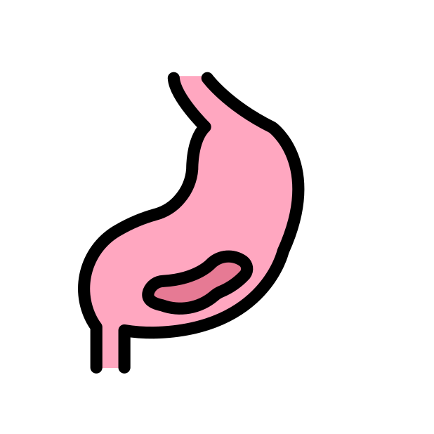 stomach transparent PNG icon, color version, 618 by 618 pixels