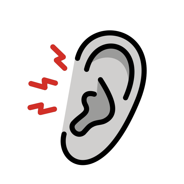 earache transparent PNG icon, color version, 618 by 618 pixels