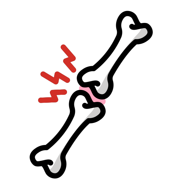 joint pain transparent PNG icon, color version, 618 by 618 pixels