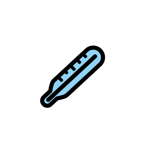 clinical thermometer transparent PNG icon, color version, 618 by 618 pixels