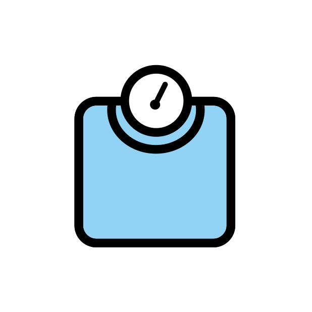 scales transparent PNG icon, color version, 618 by 618 pixels