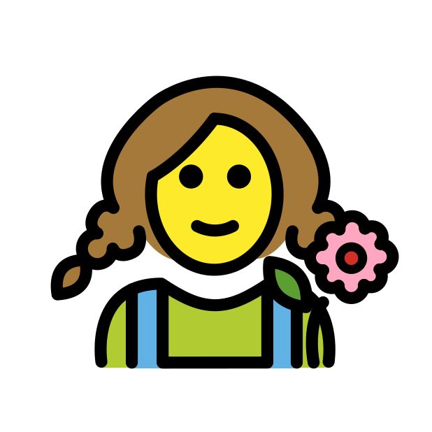 gardener woman transparent PNG icon, color version, 618 by 618 pixels