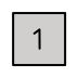 keycap: 1 transparent PNG icon