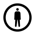 circled human figure transparent PNG icon