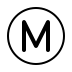 regional indicator M transparent PNG icon