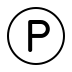 regional indicator P transparent PNG icon