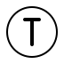 regional indicator T transparent PNG icon