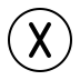 regional indicator X transparent PNG icon