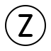regional indicator Z transparent PNG icon