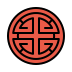 rounded symbol for lu transparent PNG icon