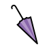 closed umbrella transparent PNG icon