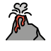 volcano transparent PNG icon